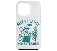 Self Reliance Homesteader Pride Farming Rurale Slow Life Custodia per iPhone 13 Pro