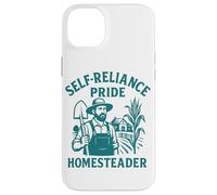 Self Reliance Homesteader Pride Farming Rurale Slow Life Custodia per iPhone 14 Plus