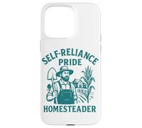 Self Reliance Homesteader Pride Farming Rurale Slow Life Custodia per iPhone 15 Pro Max