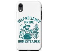 Self Reliance Homesteader Pride Farming Rurale Slow Life Custodia per iPhone XR