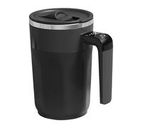 Self Stirring Mug - 400 ml Rechargeable Drinkware With Lid, Electric Coffee Cup Built-in LCD, Hot Chocolate Stirring Mug, For Beverage Cocoa Honey Women Men Home Kitchen Bar Birthday Christmas Office
