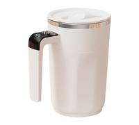 Self Stirring Mug - Automated Liquid System, Stainless Steel Thermal Support Supply, Battery Powered Whisking Tool, Digital Intelligent Drinkware Equipment | Modern Appliance Architecture with