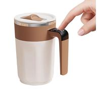 Self Stirring Mug - Automatic Coffee Mugs, 400 ml Rechargeable Drinkware With Lid, Electric Coffee Cup Built-in LCD | For Beverage Cocoa Honey Women Men Home Kitchen Bar Birthday Christmas Office