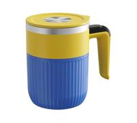 Self Stirring Mugs - 400 ml Magnetic Milk Mixer, Rechargeable USB Powered Auto Cup, Smooth Beverage Blending Glasses, Stainless Steel Hot Chocolate Maker Tools - For Homes Office Kitchen Barrs