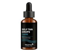 Self Tan Drops - 30 ml Bronzing Tanning | Face Body Glow Drops - Light Streak Free Self Tanning Solution for Natural Dark Glow Face Arms Legs Home Travel Use Men Women