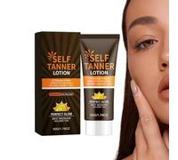 Self Tanning Lotion Natural Bronzing, Non Greasy Hydration | Lightweight Moisturising Formula for Even Sunless Glow, Bronzing Enhancer Cream for Women Adults Lover Mother Traveling