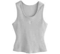 self. Top grigio sfumato / bianco Donna self. L