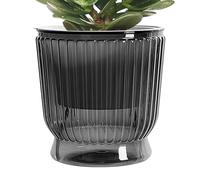 Self Watering - 4.72 .5 Inches Flower | Draining Hydroponics Planter Container - Orchid Pot With Drainage Holes | Plant Flower - Water Tank For Bedroom, Home, Balcony