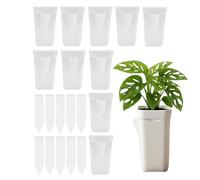 Self Watering Pots for Indoor Plants - 10 Pieces Double Layer, Single Pack Breathable Nursery Pots for Seeding, Reservoir Base Planter, Home Supplies, Cutting Holder for Hotels and Dorms