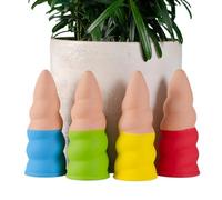 Self Watering Spikes - Red Clay Irrigation Design, Automatic Slow Drip System, Plant Watering Sticks, Vacation Plant Hydration Device | Spikes For Indoor Outdoor Pots Balcony Garden Yard