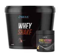 Self Whey Protein Shake 3 kg Proteine latte e BFN Creatina 200 Mesh Micronizzata