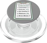 SelfCare Checklist Promemoria abitudini sane PopSockets PopGrip per MagSafe