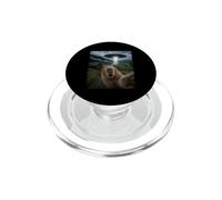 Selfie Capybara con meme divertente UFO alieno PopSockets PopGrip per MagSafe
