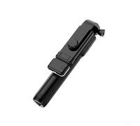 Selfie con treppiede, rotazione a 360 gradi, selfie wireless con luce per Android, luce di riempimento dell'otturatore remoto compatibile con Xiaomi (bianco)