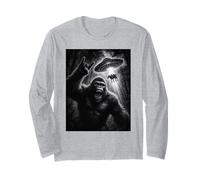 Selfie con UFO Bigfoot e Mucca con Gioco di Parole sulla Maglia a Manica