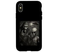 Selfie degli amici alieni di Area 51 Bigfoot Custodia per iPhone X/XS