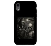 Selfie degli amici alieni di Area 51 Bigfoot Custodia per iPhone XR