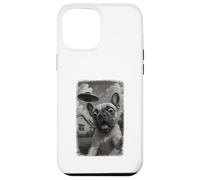 Selfie del bulldog francese angosciato UFO con l'invasione Custodia per iPhone 12 Pro Max