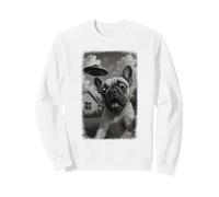 Selfie del Bulldog Francese angosciato UFO con l'invasione Felpa