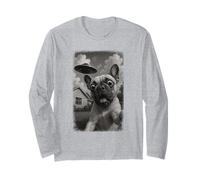 Selfie del Bulldog Francese angosciato UFO con l'invasione Maglia a Manica