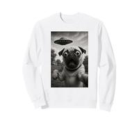 Selfie del Carlino UFO con Il Gioco di Parole Divertente Felpa