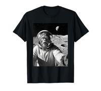 Selfie dell'astronauta Bigfoot sulla Luna Divertente Amante Maglietta