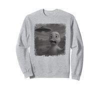 Selfie di Anatra in difficoltà UFO con Gioco di Parole sulla Felpa