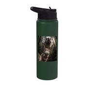 Selfie di asini con dinosauro T-Rex Stainless Steel Insulated Water Bottle