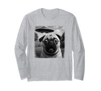 Selfie di Carlino in difficoltà UFO con Gioco di Parole di Maglia a Manica