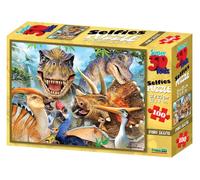 Selfie di Dinosauri Puzzle 3D 100 pezzi