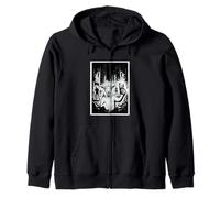 Selfie di Fumetti apocalisse Zombie Pecore Felpa con Cappuccio