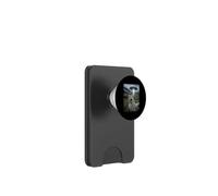 Selfie di gatti con meme divertente UFO alieno PopSockets PopWallet per MagSafe