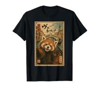 Selfie di Panda Rosso nei Canali di Venezia, Sumi-e Maglietta