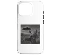 Selfie di pangolino UFO con umorismo di amante degli animali Custodia per iPhone 16 Pro