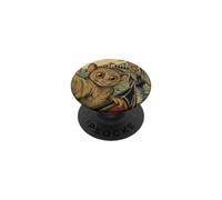 Selfie di Tarsier sui Canali di Venezia Sumi-e Giapponese PopSockets PopGrip Adesivo