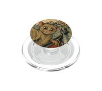 Selfie di Tarsier sui Canali di Venezia Sumi-e Giapponese PopSockets PopGrip per MagSafe