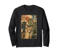 Selfie Gatto con Buddha Ichi-Go Ichi-E Momento Zen Maglia a Manica