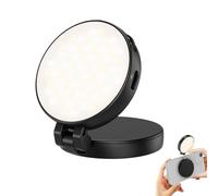 Selfie Light, Magnetic Video Recording Lamp, 2,36 x 2,36 x 0,75 pollici Portatile Fill Light, Ricaricabile LED Lighting for Photography Makeup Vlogging Travel Home Office Live Streaming, White