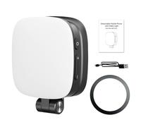 Selfie Light, Phone Ring Light, Portable Makeup Mirror, 5 Level Brightness, Magnetic Folding Design for Vlogging, Live Streaming, Photography, 3.94x2.95x1.3 Inches