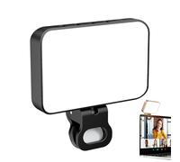 Selfie Light | Portable Beauty Makeup 10x8.5x4cm Clamp Lamp Rechargeable,LED Selfie Fill Light For Home Studio Vlogging Live Streaming Video Recording Makeup Travel Conference