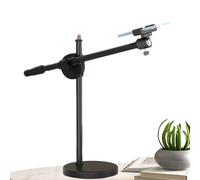 Selfie Ring Light Con Supporto - Montaggio Del Telefono Sopraelevato Con Luce A LED | Monte Video A Braccio Flessibile Per Scrivania, Registrazione Top Down, Bobine, Contenuti Di, Lezio