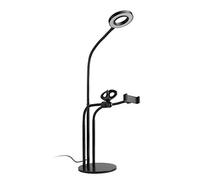 Selfie Ring Light con supporto per telefono cellulare 3 modalità di luce 10 luminosità regolabile Mount per trucco Live Streaming 3 in 1