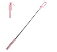 Selfie Stick Leggero per Telefono, Tipo C, Rosa, per riprese | Plastica, Lega e Abs, senza Ricarica Né Abbinamento, per Studenti e Contenuti, Viaggio d'Affari e Dirette