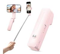 Selfie Stick Mini Selfie Stick Bluetooth, 72 cm, retrattile, girevole a 360°, con telecomando per iPhone IOS, per Samsung Android, per smartphone HUAWEI per Vlog/registrazione video, streaming live
