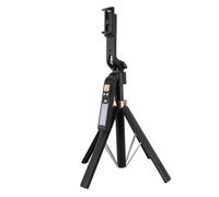 Selfie Stick per Telefono Allungabile da 70,87 Pollici, Supporto Quadrupede per Telefono Cellulare con Supporto per Telefono, Rilevamento Automatico del Volto, Controllo dei