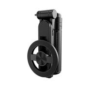 Selfie Stick Phone, Cell Phones Stand, 2.32x2.08x4.33 Inches, Retractable Tripod Design, Magnetic Holder, Lightweight Foldable Build for Travel and Outdoor Photography, Black