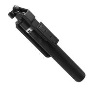 Selfie Stick Quadripode 360° Rotazione, Supporto Smartphone Nero | Riprese e Selfie, Lega di Alluminio, Apertura un Clic, Capacità 55mah, Uso All'aperto