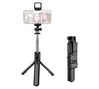 Selfie Stick - Supporto treppiede estensibile per telefono cellulare con telecomando wireless e supporto per telefono | Treppiede da viaggio per selfie, registrazione video, foto, streaming live