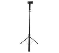 Selfie Stick Treppiede con 2 luci Bluetooth Wireless Remote 360 gradi Rotazione Rotabile Selfie Selfie Stick per Trasmissione in Diretta