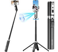 Selfie Stick treppiede per iPhone, rotazione a 360 gradi che segue viso e movimento (supporto per telefono 3 in 1 x 1)
